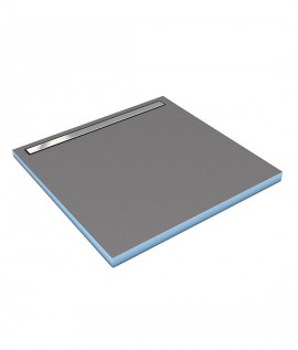 Wedi Fundo Riolito Neo Receiver With Integrated Lateral Linear Flow, Square.